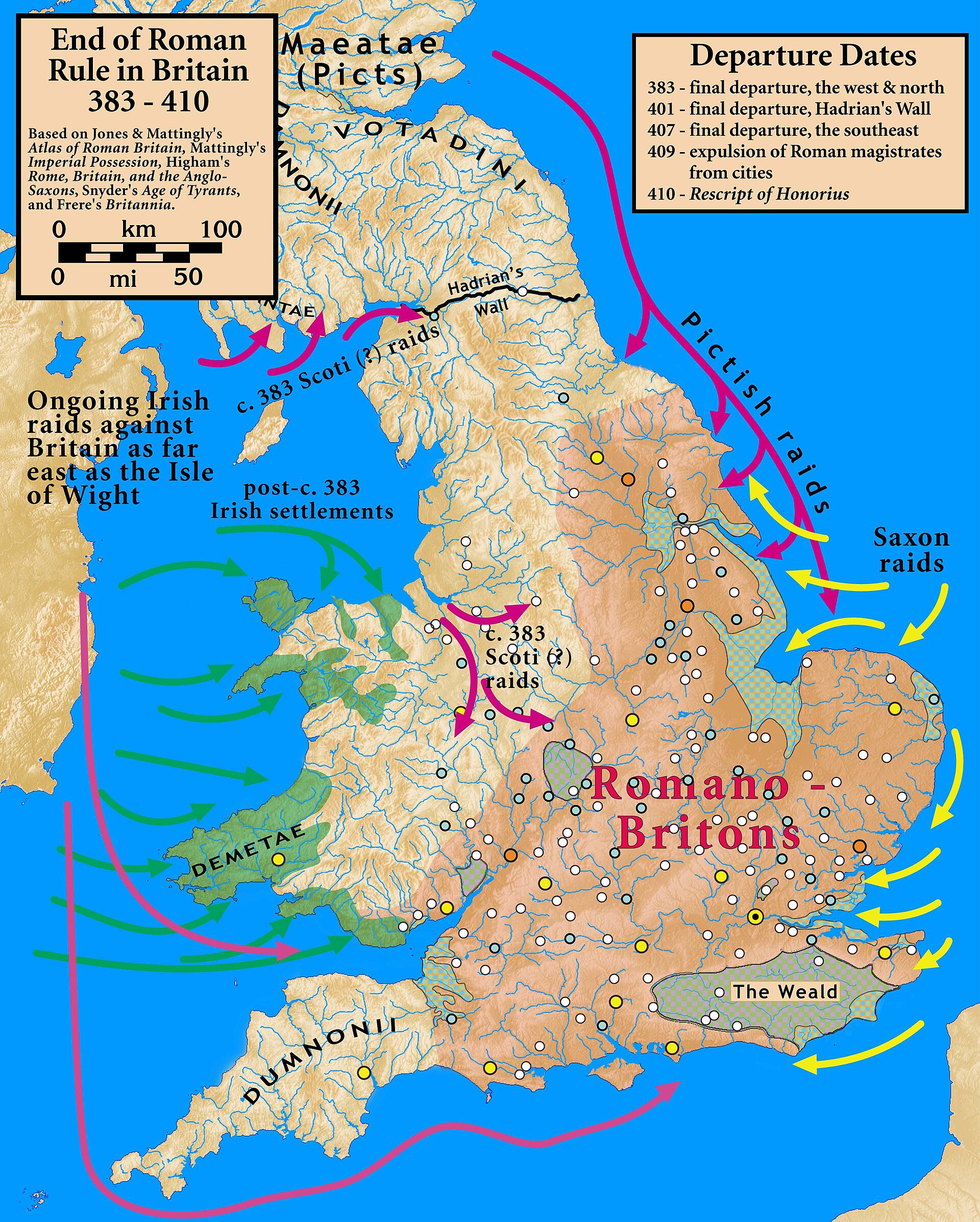 Invazia anglo-saxonă a Britaniei