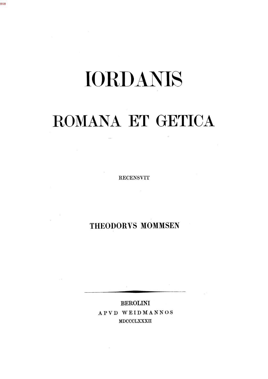 De origine actibusque Getarum