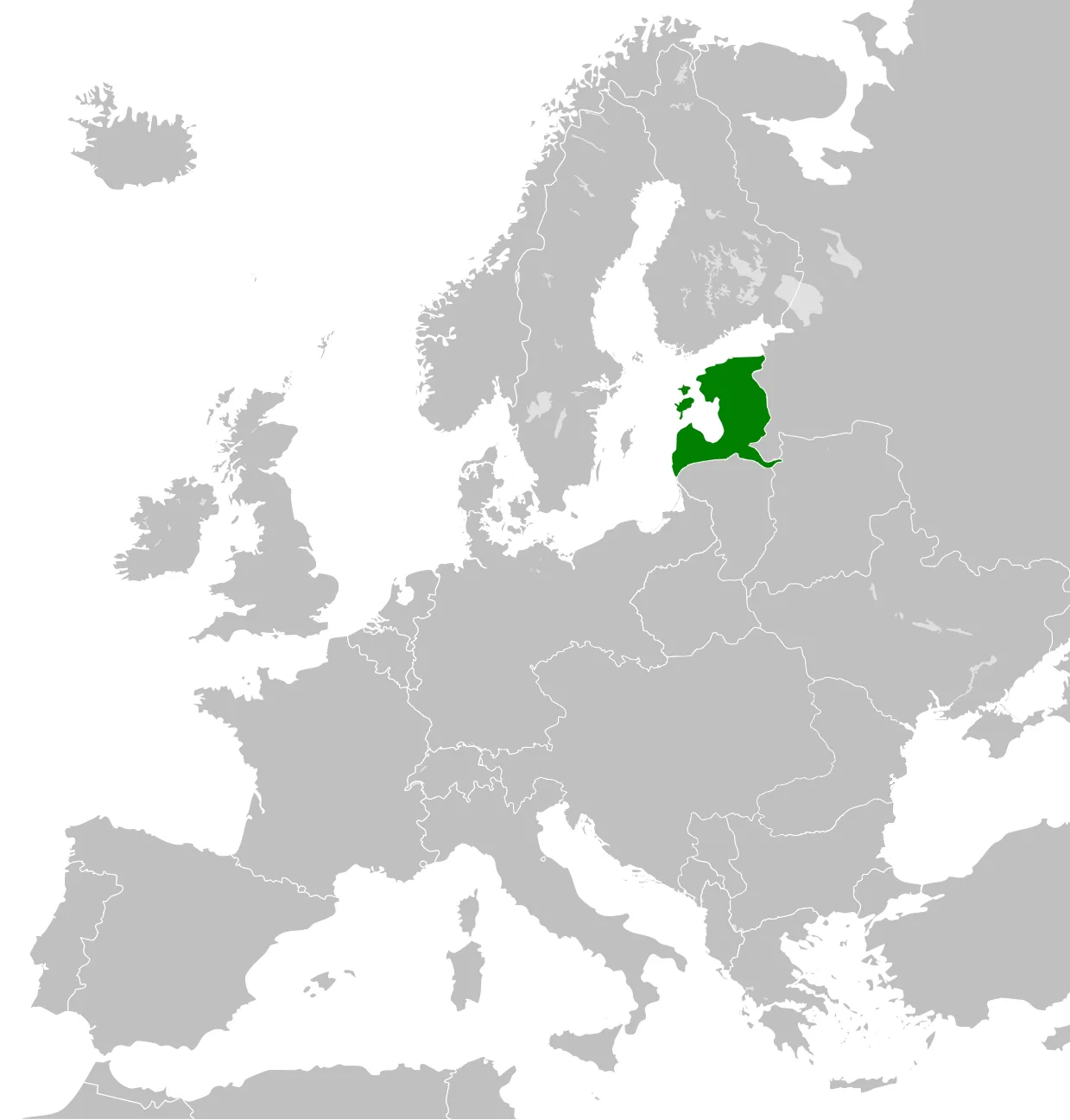 Map United Baltic Duchy