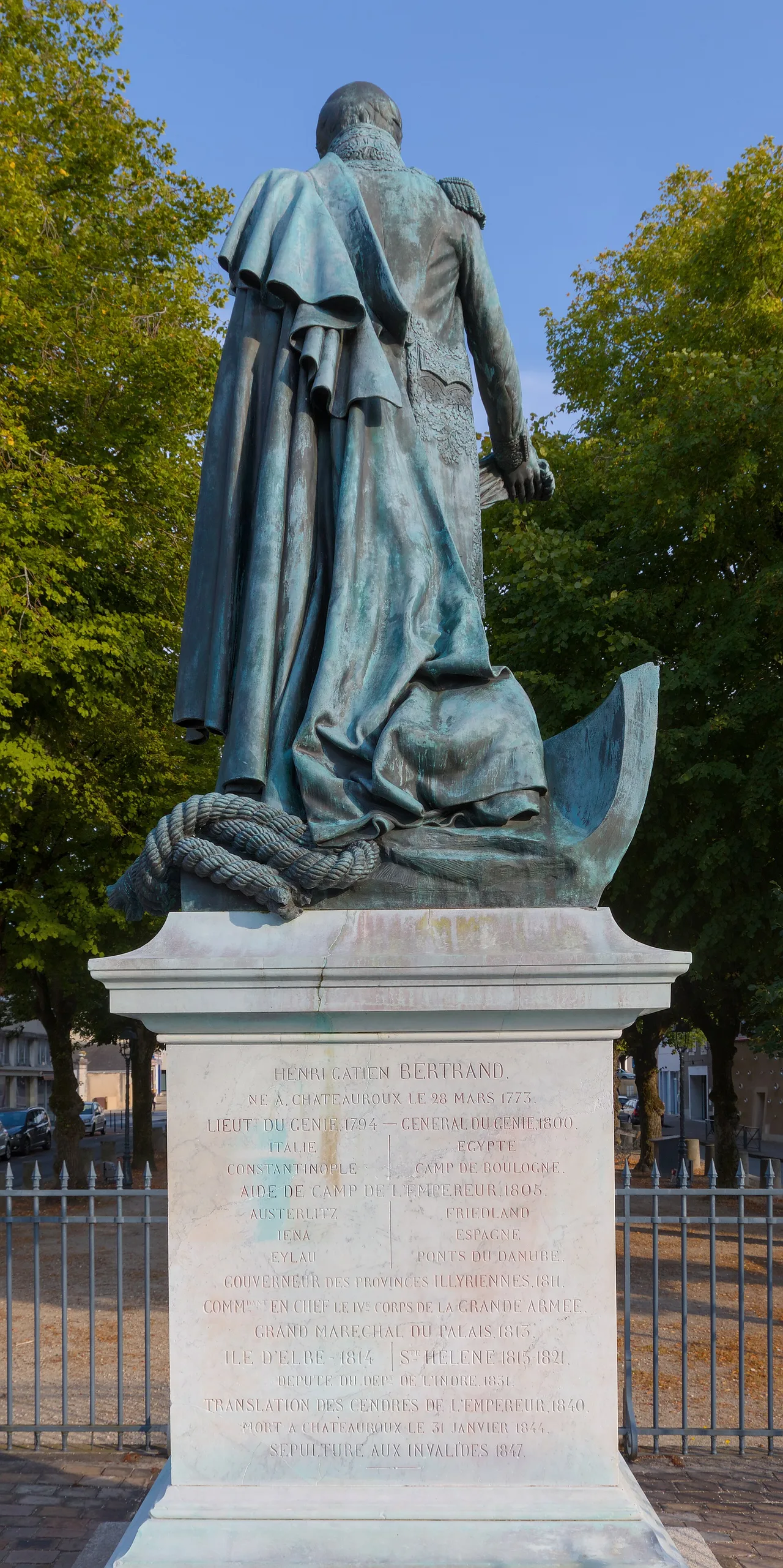 Châteauroux Statue of Henri Gatien Bertrand 01