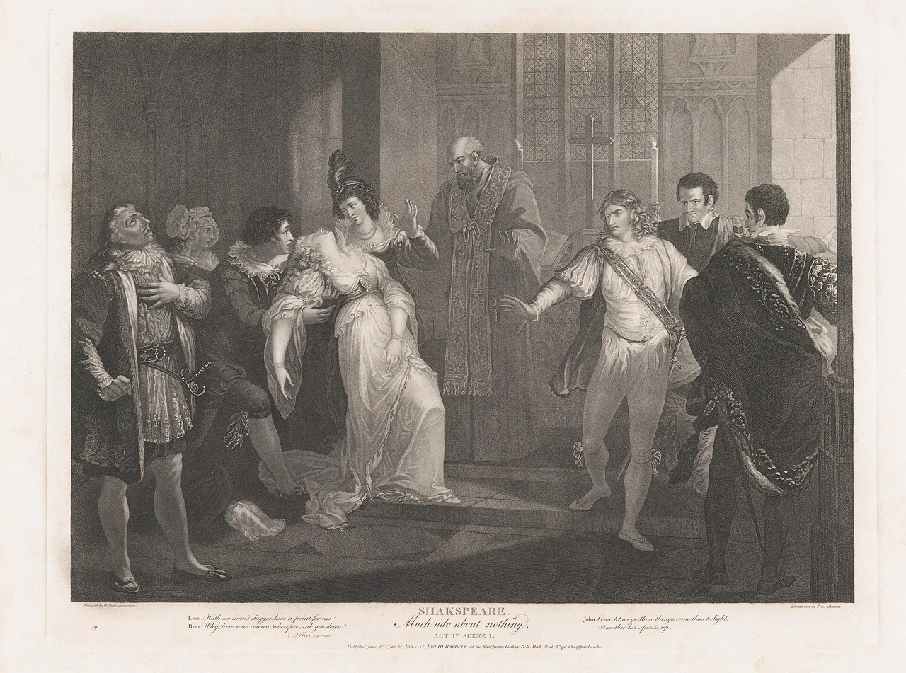 Hero Fainting in Church (Shakespeare, Much Ado About Nothing, Act 4, Scene 1) MET DP859565
