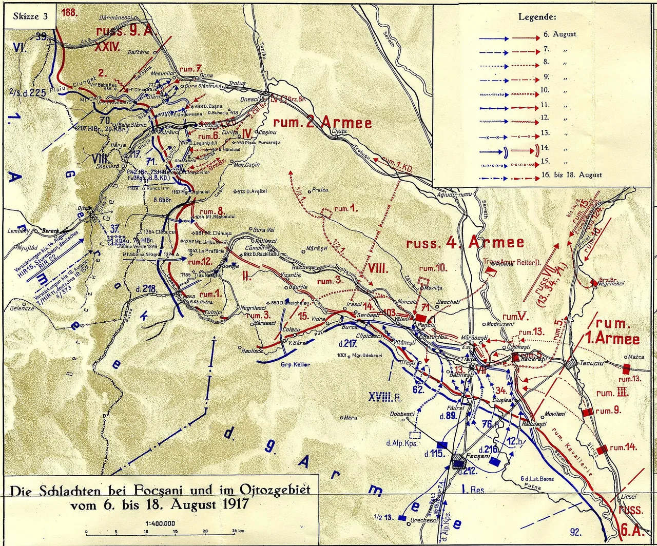 1916 Austria Batalia de la Marasesti 6 18 august 1917