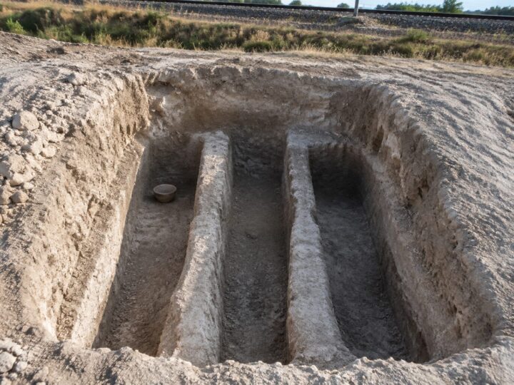 Un puț funerar de la Agigea Nord duce spre trei morminte din perioada romană