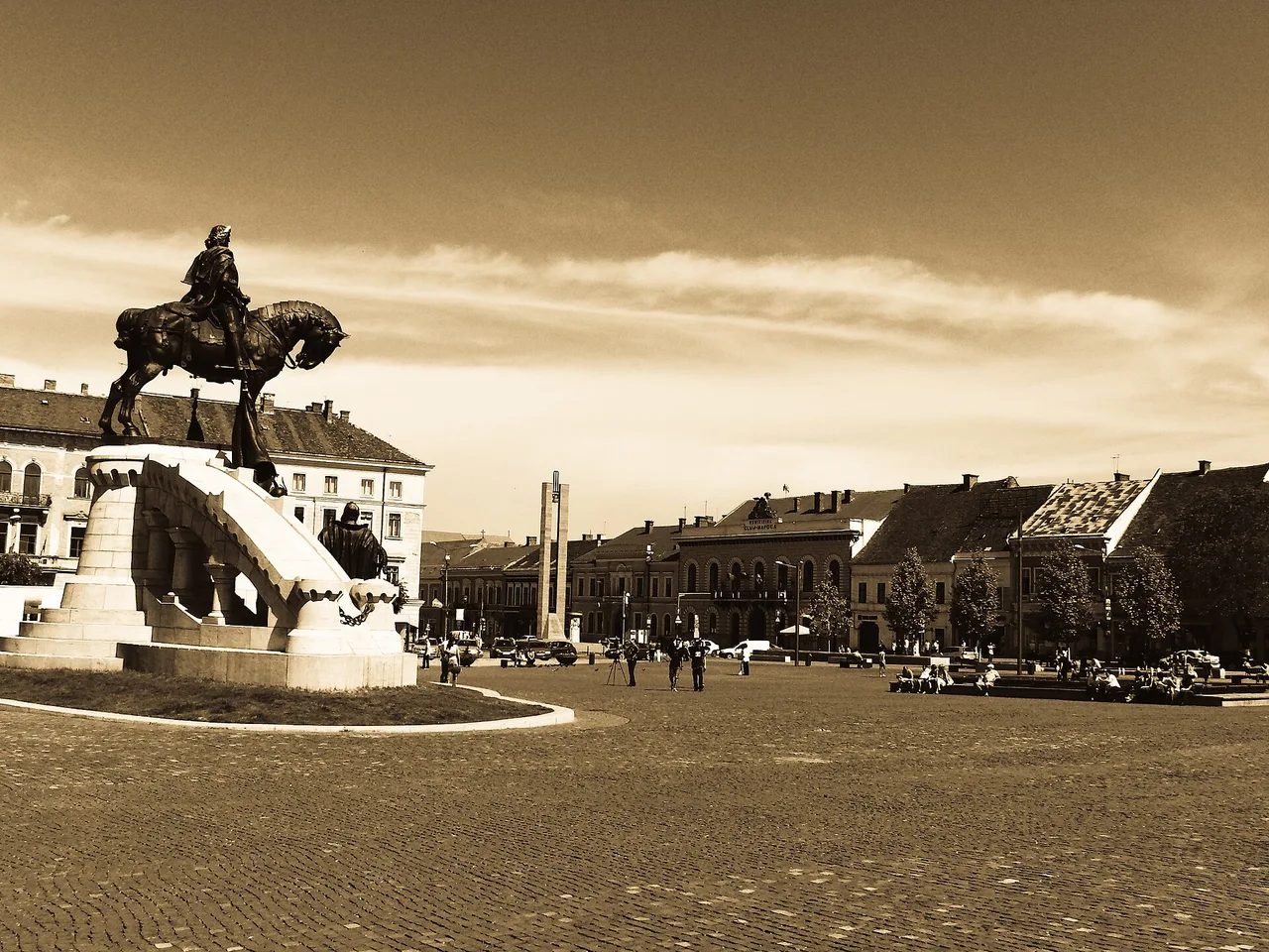 Ansamblul monumental Matia Corvin din Cluj plan general