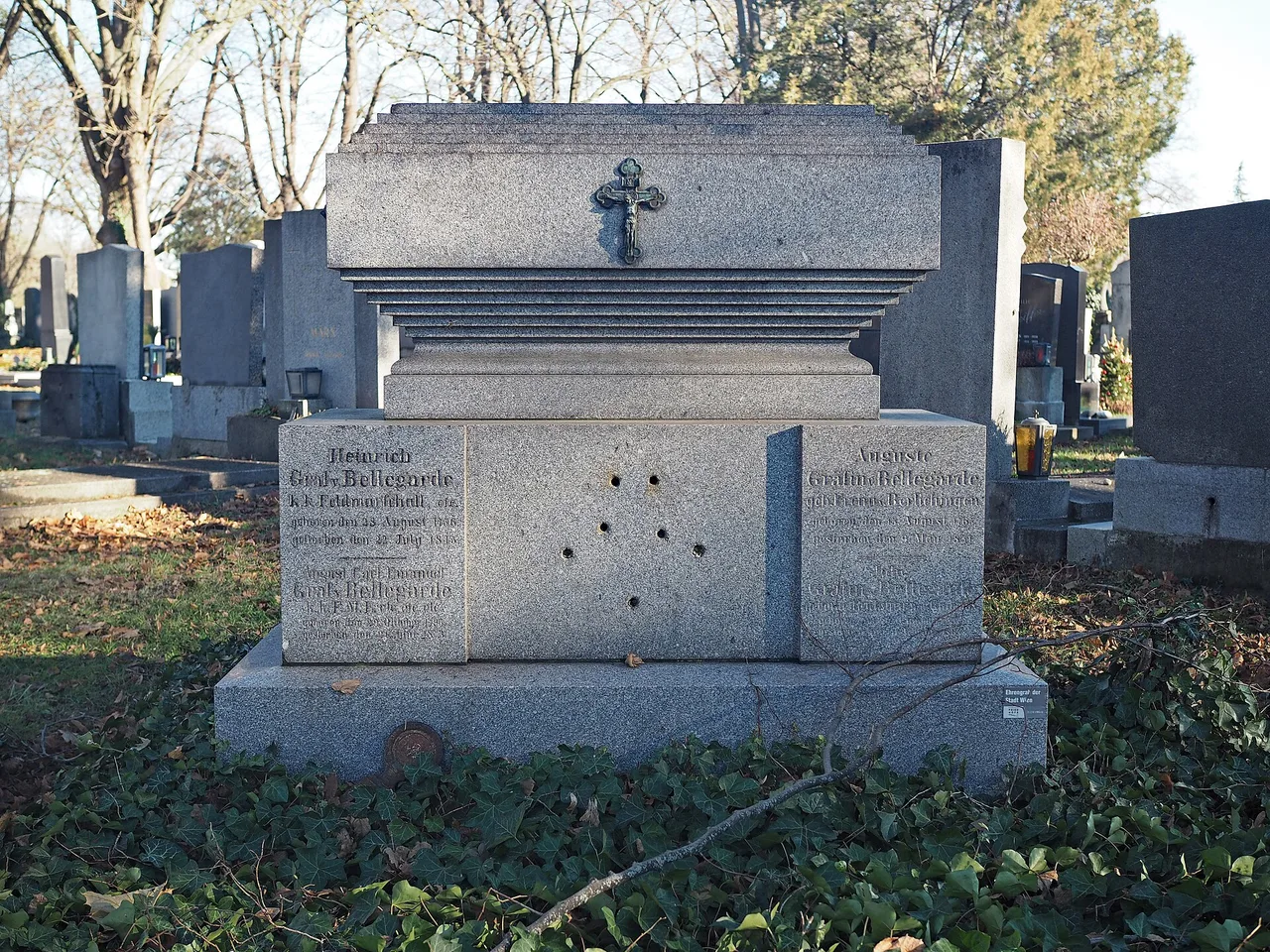 Grave of Heinrich von Bellegarde, Vienna, 2023