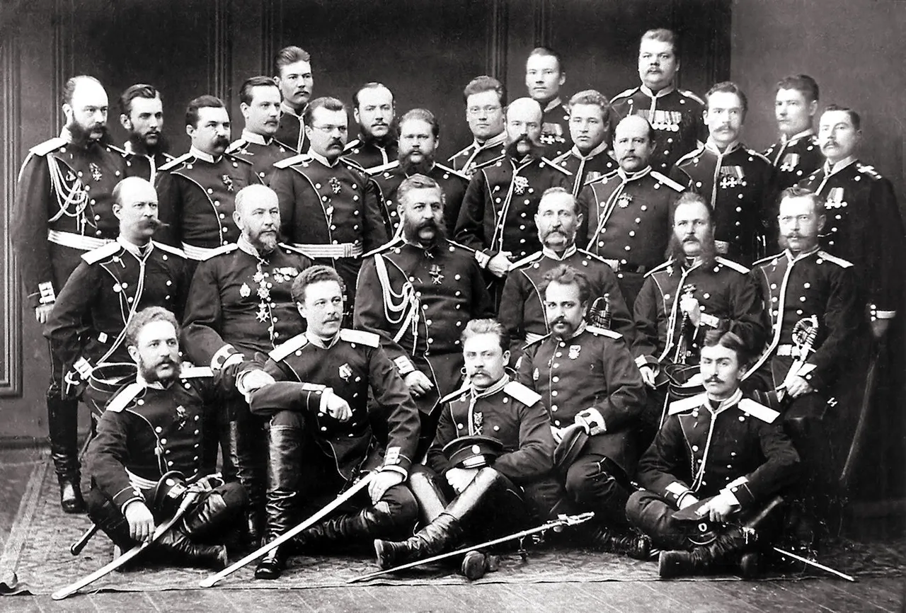 Officers and non commissioned officers of the Finnish Guard, 1878